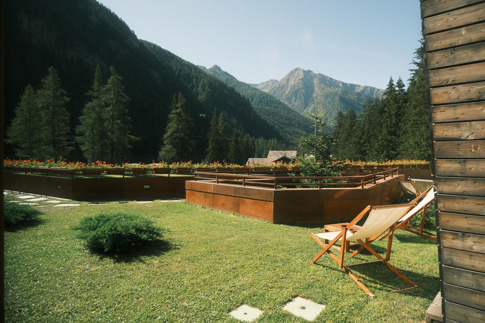 Hotel Aethos Monterosa Champoluc Esterno foto